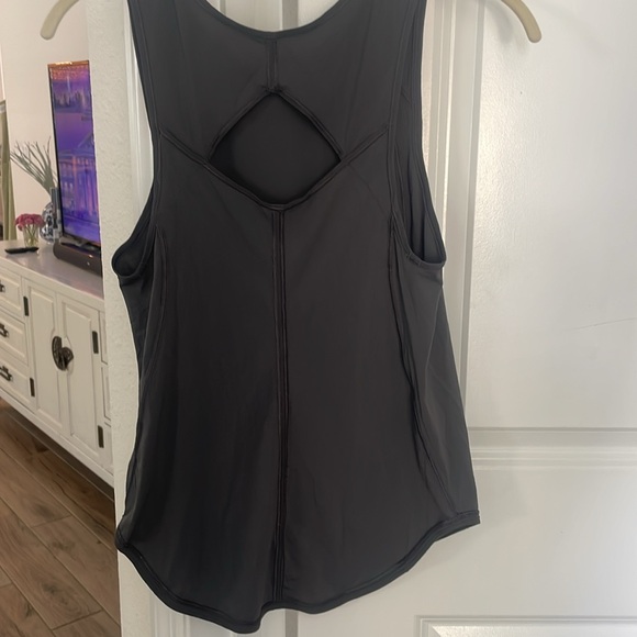 Grey Lululemon Workout Tank - Picture 2 of 2